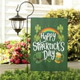 thumbnail image 3 of St. Patrick's Day Garden Flag Irish Holiday Outdoor Flag Shamrock Clovers Lucky Yard Flags 12.5''×18'' Linen Vertical Double Sided House Flag for Home,garden DecorSpring Holiday Decor, 3 of 4