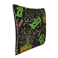 thumbnail image 2 of Kll Carnival Mardi Gras3 Decorative Throw Pillow Covers Velvet Soft For Couch Sofa Bedroom Living Room Outdoor -18"X18", 2 of 8