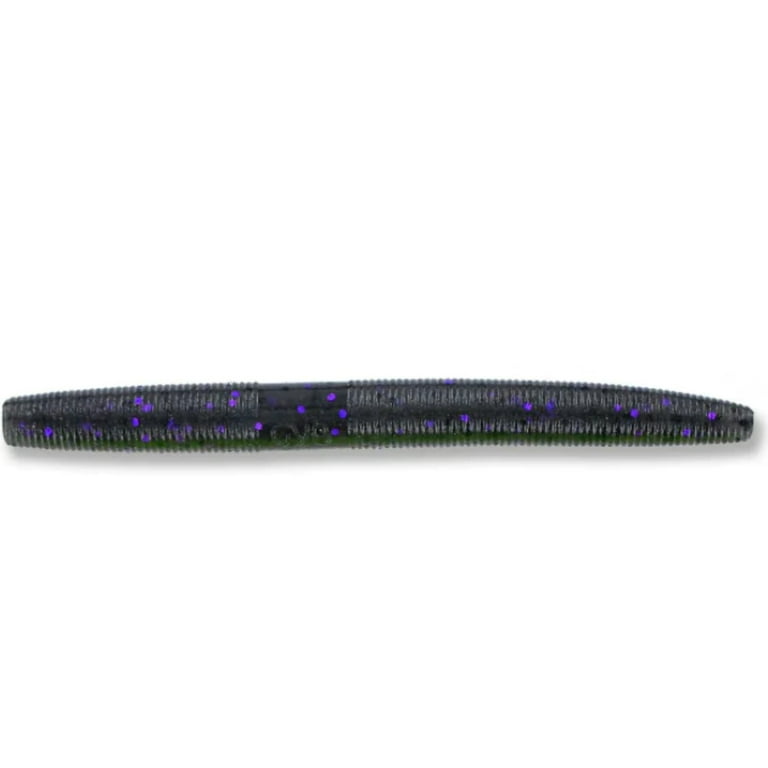 Yamamoto Baits Senko Worm, 10 Pack, 4in, Junebug Purple with