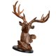 thumbnail image 1 of Figura de cabeza de ciervo, estatua de resina, colección, novedad, artesanía, escultura animal, decoración de mesa para dormitorio, oficina, sala de e, 1 of 9