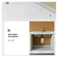 thumbnail image 4 of Chauffe-eau Instantané Électrique, Chauffe-Eau Sans Réservoir, Système de Chauffe-Eau sous Évier pour Cuisine Salle de Bain Lavage, Conception de Protection de Sécurité, 4 of 6