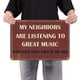 thumbnail image 5 of Chapa Metal Vintage My Neighbors Pintura Hierro Rectangular Pared 40x30cm, 5 of 8