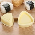 thumbnail image 3 of 3PCS/Set DIY Sushi Mold Onigiri Rice Ball Food Press Triangular Sushi Maker Mold, 3 of 10