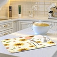 thumbnail image 6 of SKYSONIC Absorbent Dish Drying Mat Sunflowers With Leaf Kitchen Counter Mat Protector,Reversible,Extra Large 24 x 18 Inches, 6 of 7