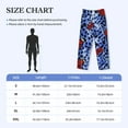 thumbnail image 4 of Picia Abstract Colorful Butterflies Mens Soft Woven Cotton Elastic Waistband Sleep Pajama Pant Lounge Sleep Pant With Pockets And Drawstring-Small, 4 of 9