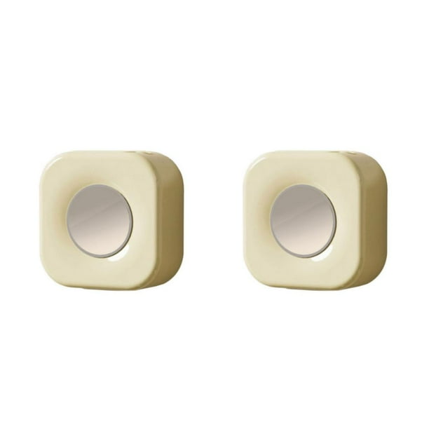 Naiovety Bolsa desechable para alimentos, caja de almacenamiento, caja de pared, reutilizable, ahorro de espacio, cajas a prueba de polvo para Leche blanca 2piezas