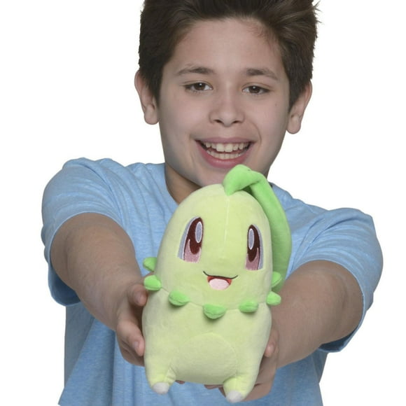 Peluche Pokémon de 20 cm – Germignon (Chikorita)