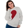 thumbnail image 5 of Other Half Heart Cute Matching Set Sweatshirt for Men or Women Brisco Brands L, 5 of 7