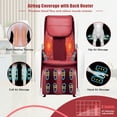 thumbnail image 5 of Costway Full Body Zero Gravity Massage Chair Recliner w/ SL Track Heat Red, 5 of 11