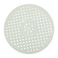 thumbnail image 3 of Tnarru Tapis d'Évier de Cuisine, Tapis Protecteur d'Évier Réutilisable Résistant à la Chaleur, Tapis de Séchage pour Vaisselle, Comptoir de Cuisine, Vaisselle, Évier Rond Blanc, 3 of 8