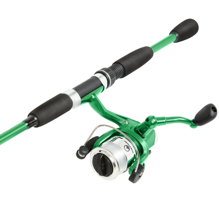 Wakeman Emerald Green 65 Spinning Rod and Reel Combo