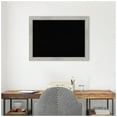 thumbnail image 2 of Amanti Art Black Cork Board Wood Framed Angled Silver Bulletin Board 31 in. x 23 in., 2 of 7
