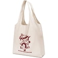 thumbnail image 1 of Bolso Tote de lona MACHAO con estampado de Fresas 42x31cm, 1 of 5