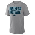 thumbnail image 4 of Men's Fanatics Heather Gray Carolina Panthers First Down Tribute Tri-Blend T-Shirt, 4 of 5