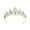 Blue, variant on Princess Crown Tiara, Crystal Tiaras for Women Pageant Crown Rhinestone Headband Silver Crystal Tiara Hair Accessories for Women Birthday Wedding Carnival Party gifts