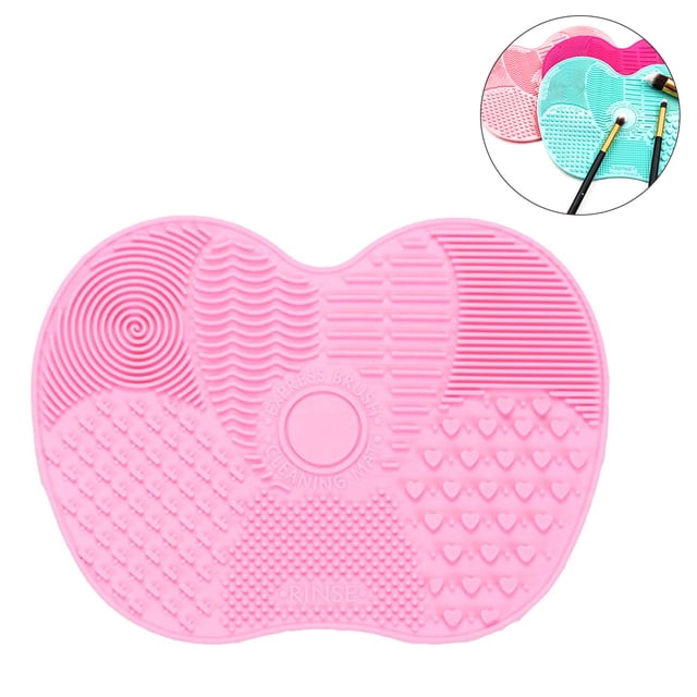 Limpiador de brochas de maquillaje, almohadilla de limpieza de silicona, almohadilla de limpieza, brocha de maquillaje, herramienta de limpieza, limpiador de brochas Xemadio 2035603-1