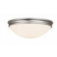 thumbnail image 1 of Access Lighting 20724-BS-OPL Atom 1 Light Flush Mount - Brushed Steel, 1 of 1