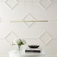 thumbnail image 2 of JONATHAN Y Conley 39.5" Dimmable Adjustable Integrated LED Metal Linear Pendant, Brass Gold, 2 of 12