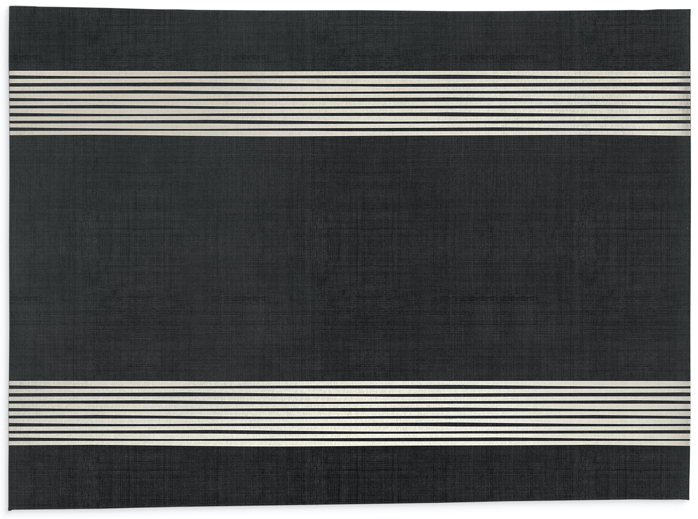 Band Black & White Kitchen Mat by Kavka Designs