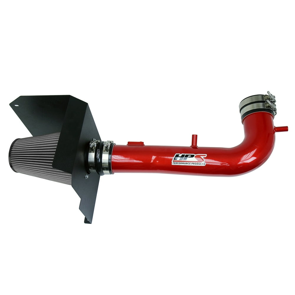 HPS Performance Red Cold Air Intake Kit + Heat Shield for 1418 Chevy