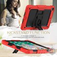 thumbnail image 2 of FJLBDE Case for iPad 6th / 5th Gen (2018 2017) / iPad Air 2 / iPad Pro 9.7 inch, Rugged Shockproof Tablet Cases Cover with Kickstand Shoulder Strap, Red, 2 of 7