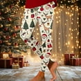 thumbnail image 2 of Gyexs Christmas Leggings for Women Soft Stretchy Xmas Printed Pajamas Pants Lined Gym Yoga Pants Womens Christmas Apparel K-White & Size L, 2 of 6