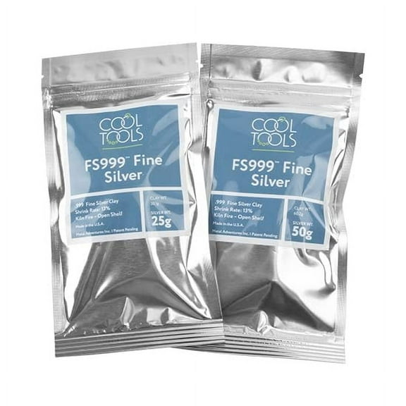Cool Tools - FS999™ Fine Silver Clay - 25 gram - New Improved Formula!