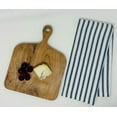 thumbnail image 5 of Drew DeRose Designs serve board with blue towel set, 16”x26”towel & board-12”x9”, 5 of 6