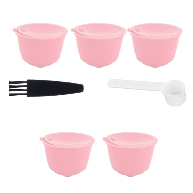 Cápsula de Café ANGGREK Efecto de Filtrado recargable Taza de Filtro de Café reutilizada Rosa