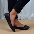 thumbnail image 6 of Women Flats Shoes Soft Canvas Upper Slip On Ballerinas Breathable Lightweight Shoes For Daily Walking Wear ,Us Size:8, 6 of 9