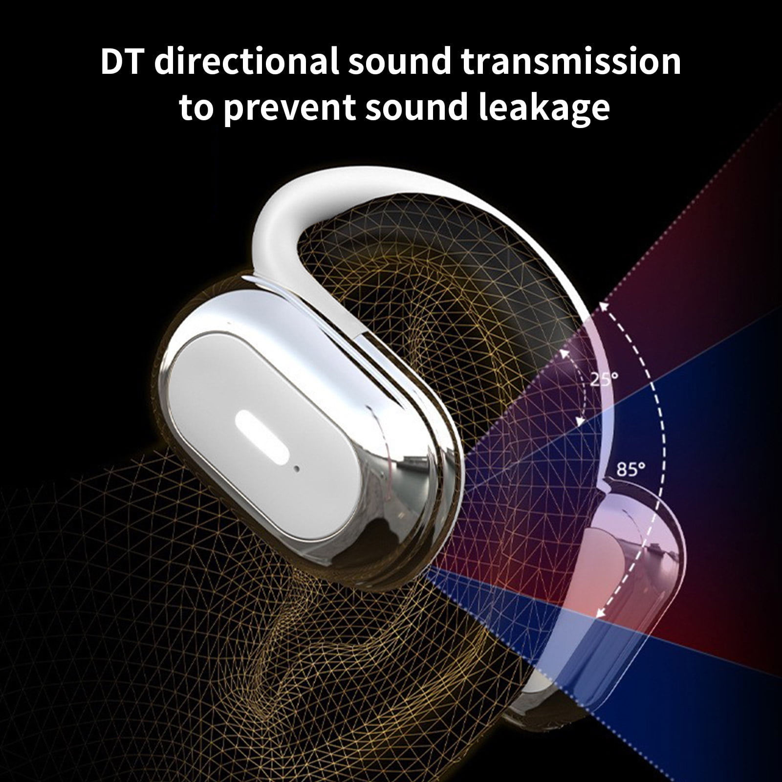 Headphones Bluetooth 5.3 Underwater - IPX8 Waterproof Bone Conduction Headphones with Built-in MP3 Player 64G Memory & Mic, Open Ear Sports Headsets for Swimming, Running