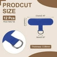 thumbnail image 2 of 12pcs Phone Tether Tab, Universal Phone Lanyard Patch T Shape Cell Phones Strap Replacement Part for Most Smartphone Cases, Dark Blue, 2 of 6