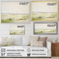 thumbnail image 4 of Designart "pasture Minimalist Pastoral II" Landscapes Floater Framed Wall Art Print, 4 of 7