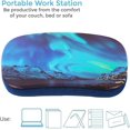 thumbnail image 3 of SHILIU-Lap Laptop Desk - Portable Lap Desk with Pillow Cushion, Fits up to 15.6 inch Laptop for Home Office Students Use as Computer Laptop Stand, Book Tablet(1-Northern Light), 3 of 4