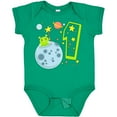 thumbnail image 3 of Inktastic Cute First Birthday Alien in Space Boys or Girls Baby Bodysuit, 3 of 5