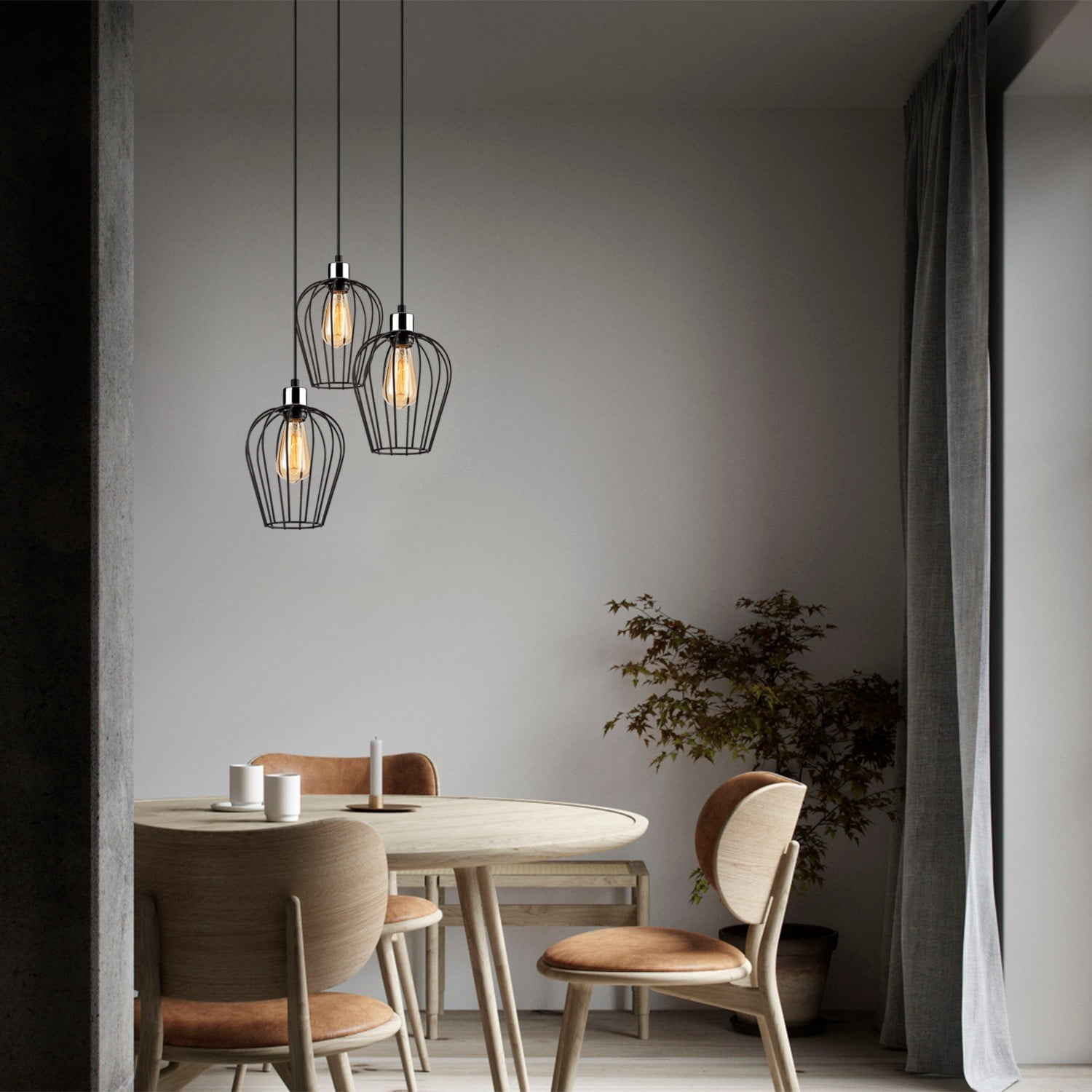 3 - Light Cluster Geometric Pendant 