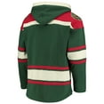 thumbnail image 4 of Men's '47  Green Minnesota Wild Superior Lacer Hoodie, 4 of 4