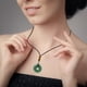 thumbnail image 3 of Collar con colgante de cristal y piedra decorativa para el cuello., 3 of 8
