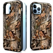 CoverON Design For Apple iPhone 13 pro Phone Case, Flexible Soft Rubber Slim TPU Cover, Fall Camouflage