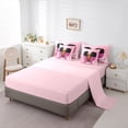 thumbnail image 5 of jejeloiu Kawaii Girly Princess 7-Piece Bedding Comforter Set,Fairy Tale Theme King Bedding Sets,Chic Glass Wings Bed Sheets For Kids,Breathable Home Decor Reversible, 5 of 8