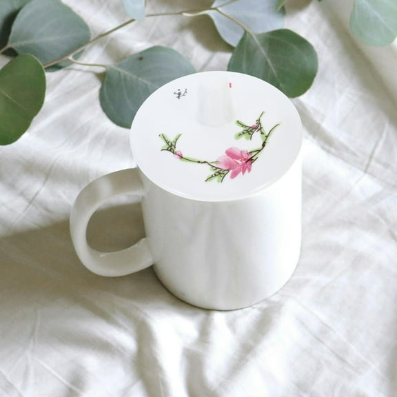 Tea Coffee Mug Cover Ceramic Mug Lid Reusable Mug Lids Drink Cover Universal Cup Lid For Water Coffee Tea Cups