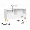 thumbnail image 5 of RiverRidge Kids Catch-All 35in Toy Storage Organizer with 2 Storage Cubbies - White, 5 of 9