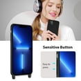 thumbnail image 6 of Crossbody Lanyard Phone case for iPhone 14 Pro 6.1 inch, Silicone Phone Cover with Adjustable Necklace Strap Soft Belt Neck Cord Lanyard Shockproof Protective Case - Black, 6 of 14
