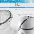 thumbnail image 5 of CPAP Elastic Headband Mask P10 Nasal Pillow Mask Includes 2 Adjustment Clips Suitable for Resmed Airfit P10 Nasal Mask Headband, 5 of 5