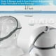 thumbnail image 5 of CPAP Elastic Headband Mask P10 Nasal Pillow Mask Includes 2 Adjustment Clips Suitable for Resmed Airfit P10 Nasal Mask Headband, 5 of 5