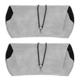 thumbnail image 1 of EeaseCA 2pcs Decorative Eyeglass Case Leather Eyeglass Container Portable Sunglasses Cases, 1 of 7