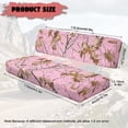 thumbnail image 7 of XYZCANDO Pink Camo Hunting Seat Cover for UTV 2 Pieces Full Back UTV Seat Covers Compatible with Kawasaki Mule 3010 All-Season Protection Seats Accessory Parts Washable, 7 of 7