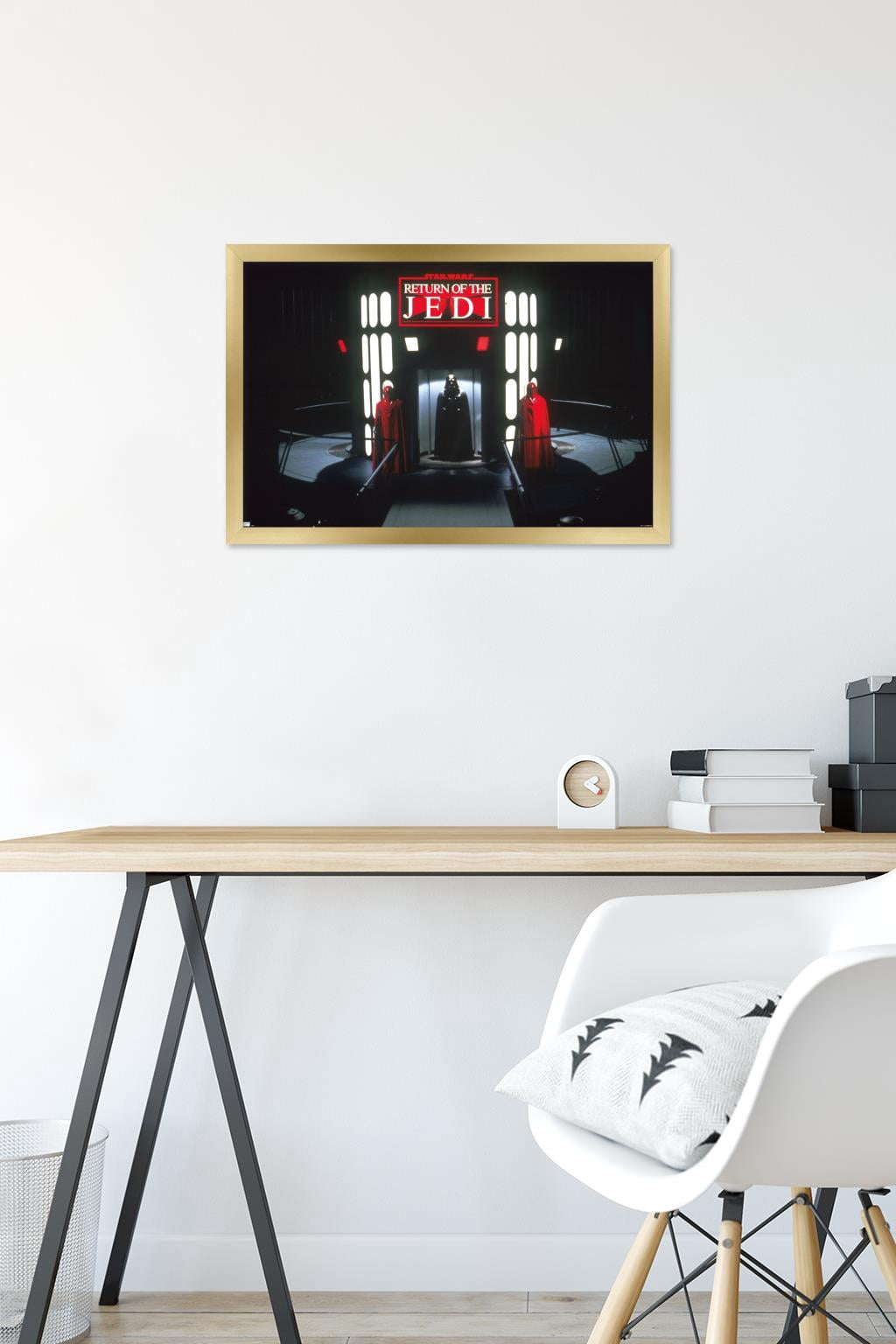 Star Wars: Return of the Jedi - Vader and Royal Guard Wall Poster, 14.725" x 22.375" Framed