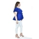 thumbnail image 2 of Blusa de corte peplum Roman Fashion /Juvenil, 1869 (Azul rey) azul 40, 2 of 4