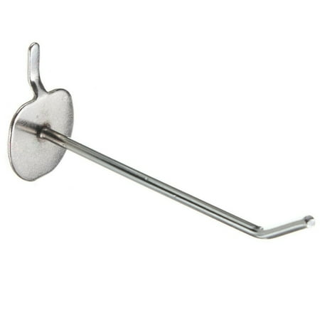 

25 x Single Pegboard Hooks Display Shop Hanger 100mm